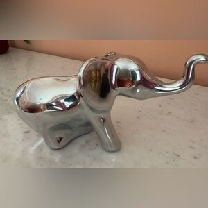 Hoselton Elephant Aluminum Sculpture, Signed